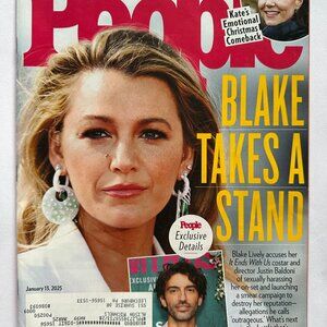 People Magazine 1/13/2025 Blake Lively Cover With Label